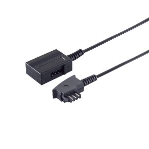 TAE Telefon-Verlängerung TAE N-Stecker > TAE N-Kupplung schwarz 3,0m