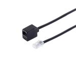 Modular RJ ISDN Telefon-Verlängerung Western-Stecker...
