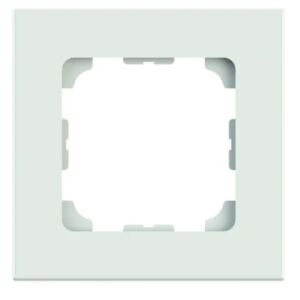 Telegärtner Abdeckrahmen 1-fach 81x81x9,3mm alpinweiß