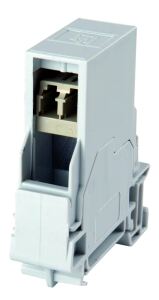 Telegärtner STX Tragschienen-Verbinder LC Duplex MM Kupplung