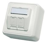 Telegärtner Basis V Modul-Aufn. 80x80 2-fach AP...