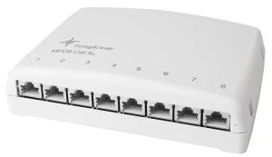 Telegärtner Mini-Verteiler 8-fach Cat.6A alpinweiß