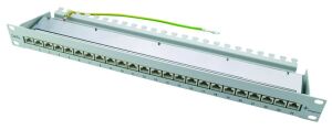 Telegärtner 19" Patch Panel MPP24-HS K Cat.6A geschirmt 1HE schwarz