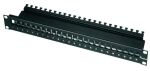 Telegärtner 19" Modulträger 1HE schwarz