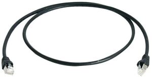 Telegärtner Patchkabel S/FTP Cat.6A MP8 FS500 LSZH schwarz 1,0m