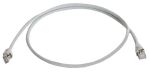 Telegärtner Patchkabel S/FTP Cat.6A grau 0,5m