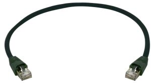 Telegärtner Patchkabel S/FTP Cat.6A MP8 FS500 PE schwarz 5,0m