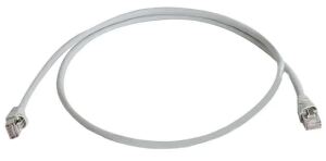 Telegärtner Patchkabel S/FTP Cat.6A grau 2,0m