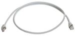 Telegärtner Patchkabel S/FTP Cat.6A grau 2,0m