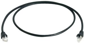 Telegärtner Patchkabel S/FTP Cat.6A MP8 FS500 LSZH schwarz 0,25m
