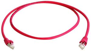 Telegärtner Patchkabel S/FTP Cat.6A MP8FS500 LSZH rot 5,0m