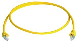 Telegärtner Patchkabel S/FTP Cat.6A MP8 FS500 LSZH gelb 1,0m