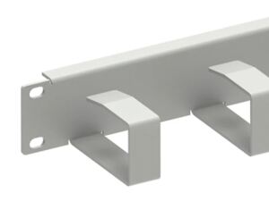 Triton 19" Kabelführungsleiste 1HE 6x Metallbügel 40x70