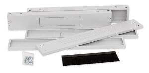 Triton Sockel für Standschrank 800x1200x120mm mit Filter grau