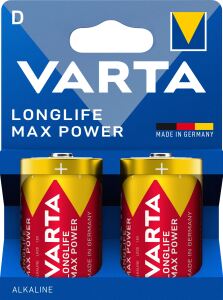 VARTA LONGLIFE Max Power D Blister 2