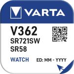 VARTA Uhrenbatterie V362