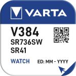 VARTA Uhrenbatterie V384