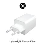 ZAGG mophie essentials Netzteil 50W 2x USB-C weiß