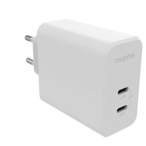ZAGG mophie Netzteil GaN 67W 2x USB-C weiß