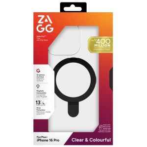 ZAGG Case für Apple iPhone 16 Pro Santa Cruz Snap Ring Stand black