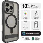 ZAGG Case für Apple iPhone 16 Pro Santa Cruz Snap Ring Stand black