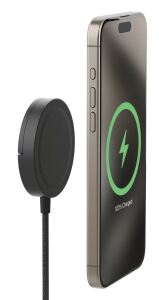 ZAGG mophie Qi-Lademagnet 15W mit 1m Kabel schwarz