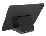 ZAGG Hub 6 Port, integr. 100W USB-C Ladekabel, Multimedia-Tasten