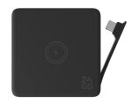 ZAGG Hub 4 Port, integr. 100W USB-C Ladekabel, 15W wireless charging