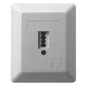 Anschlussdose TAE 1x6 N+F universal AP reinweiß