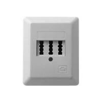 Anschlussdose TAE 2x6/6NF/F AP reinweiß