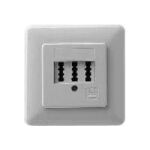 Anschlussdose TAE 2x6/6 NF/F UP perlweiß