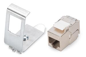 DIGITUS Hutschienenadapter für 1x Keystone Module