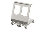 DIGITUS Hutschienenadapter für 2x Keystone Module