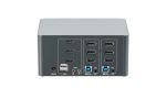 DIGITUS KVM Switch, 2-Port, Triple-Display. 4K, HDMI