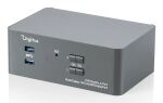 DIGITUS KVM Switch, 2-Port, Dual-Display 4K,Display / HDMI