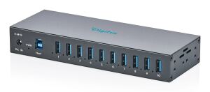 DIGITUS USB-A-Hub 10-Port 3.2->10xUSB A industrial