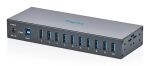 DIGITUS USB-A-Hub 10-Port 3.2->10xUSB A industrial