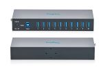 DIGITUS USB-A-Hub 10-Port 3.2->10xUSB A industrial