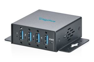 DIGITUS USB-A-Hub 4-Port 3.2->4xUSB A Compact Industrial