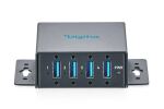 DIGITUS USB-A-Hub 4-Port 3.2->4xUSB A Compact Industrial