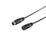 DIN Verlängerung- 5-pol. Stecker/ Buchse 2,5m