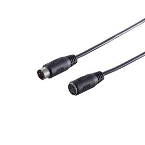 DIN Verlängerung- 5-pol. Stecker/ Buchse 5,0m