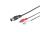 5-pol. DIN-Stecker - 2 Cinchstecker, 1,5m