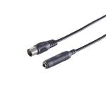 Diodenstecker 5-pol. - Klinkenbuchse 6,3mm, 0,2m