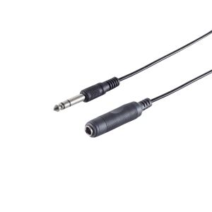Klinkenstecker - Klinkenbuchse 6,3mm, 5,0m