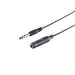 Klinkenstecker - Klinkenbuchse 6,3mm, 5,0m