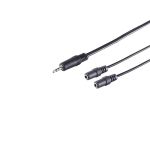 Klinkenst. 3,5mm Stereo - 2xKlinkenbu. 3,5mm, 0,2m