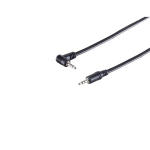 Winkel-Klinkenst. 3,5mm - Klinkenst. 3,5mm, 1,5m