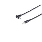 Winkel-Klinkenst. 3,5mm - Klinkenst. 3,5mm, 1,5m