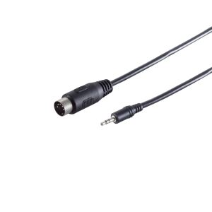 Klinkenst. 3,5mm Stereo - Diodenstecker 5-pol 1,5m